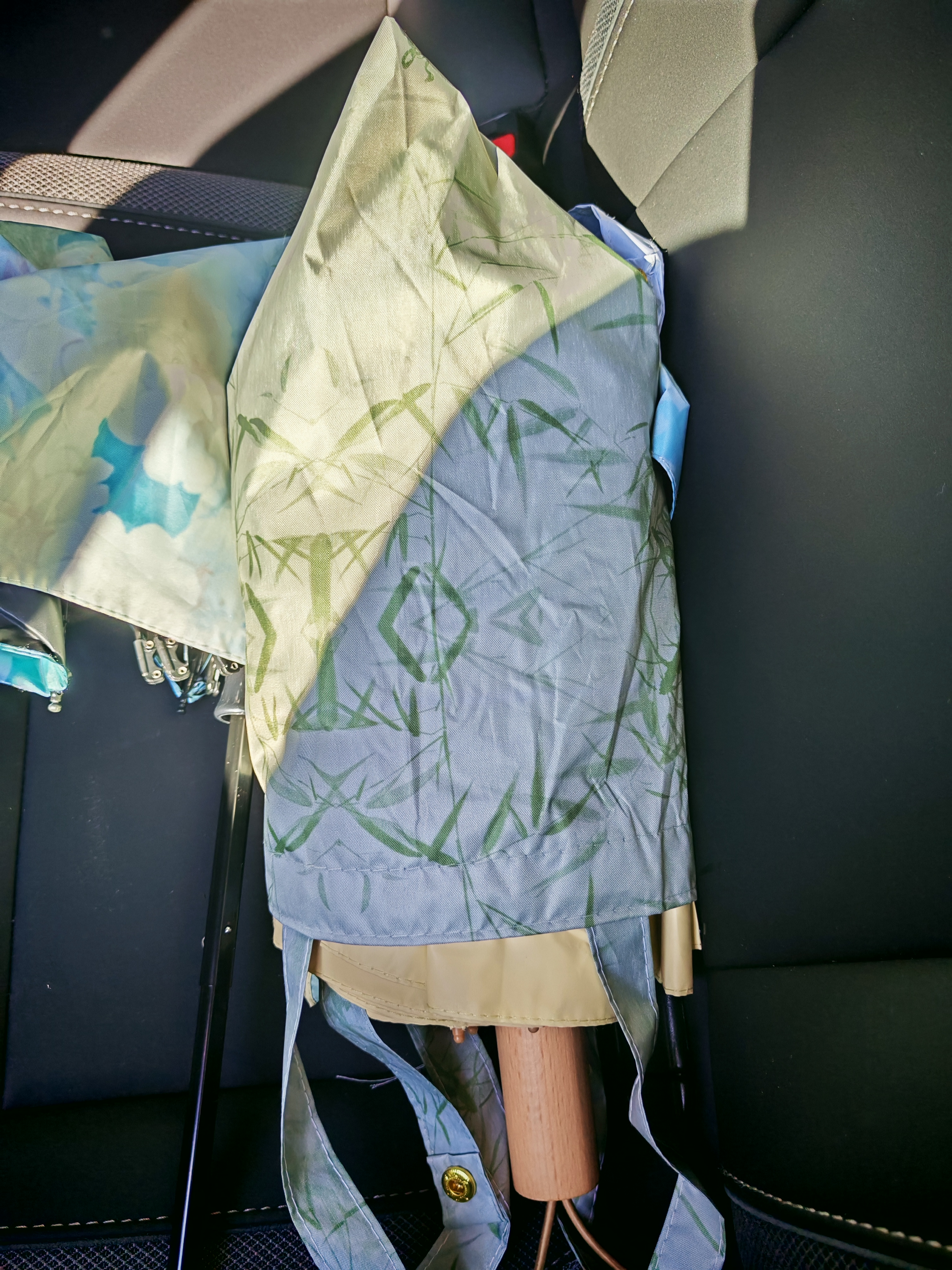 八海鸟遮阳伞太阳伞16骨雨伞防晒抗风彩胶隔热防紫外线加大晴雨两用伞 实拍图