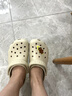 卡骆驰（CROCS）檀健次同款经典洞洞鞋轻便百搭女沙滩鞋包头拖鞋男鞋|10001 骨白色-2Y2(含智必星) 39 (240mm) 实拍图