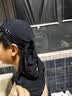 洛克兄弟骑行头套防晒面罩冰丝夏季户外摩托车头套全脸防风围脖男女 冰丝防晒-黑切2 黑色 实拍图