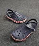 卡骆驰（CROCS）贝雅卡骆班洞洞鞋轻便耐磨一脚蹬休闲鞋女鞋时尚沙滩鞋|205089 深蓝/辣椒红-4CC 45 (290mm) 实拍图