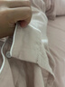 MUJI 女式 无侧缝 双层纱织 长袖睡衣家居服套装纯棉 七夕情人节礼物 浅粉色条纹 L 上装165/88A 下装165/70A 实拍图
