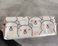 洁丽雅（Grace）一次性洗脸巾宝宝口水巾洁面巾干湿柔巾珍珠纹柔巾 80抽/包*6 实拍图