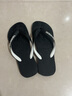 havaianas哈唯纳Top Mix人字拖时尚海边情侣沙滩拖外穿夏平底拖鞋 1069-黑色 39-40 实拍图