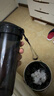 特百惠（Tupperware）茶韵500ml塑料杯男女士学生运动水杯子大容量泡茶杯 酷炫黑 实拍图