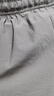 罗蒙（ROMON）休闲裤子夏季男士冰丝速干直筒长裤薄款运动裤子男JRY黑色平脚2XL 实拍图