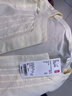 优衣库麻混纺半开领衬衫/短袖女装衬衣487477 40 奶油色 2XL 实拍图