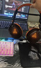钛度THS318轻鸾竞技版 四模无线游戏耳机电脑头戴式 三角洲FPS游戏听声辨位打瓦 发光版黑橙 实拍图