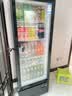 澳柯玛（AUCMA）展示柜冷藏保鲜柜单门立式饮料柜商用冰箱冷柜啤酒柜超市冰柜冷饮陈列柜大容量 310升黑色丨风冷无霜丨一级能效 349WH 实拍图