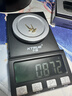 周大福爱心形状足金黄金耳钉女约0.85g EOF2431生日礼物七夕情人节礼物 实拍图