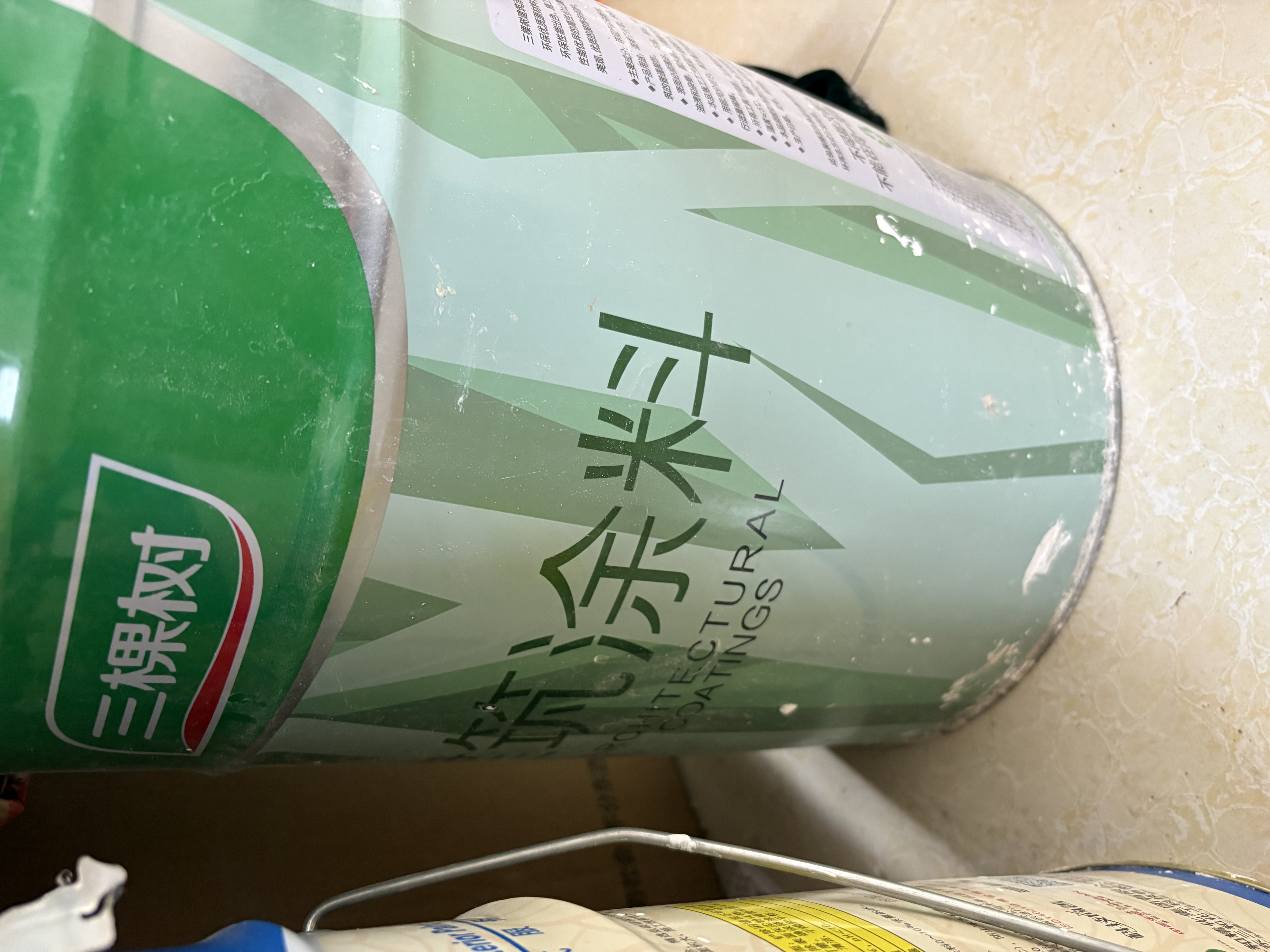三棵树漆净味耐水抗碱悦白防霉防潮墙面漆油漆涂料白色22KG 实拍图