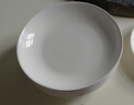 友来福陶瓷盘家用白瓷盘子8英寸中式釉下彩餐盘菜盘汤盘微波炉可用6只装 实拍图
