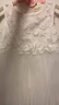 戴维贝拉（DAVE＆BELLA）女童连衣裙夏装白色礼服裙儿童网纱公主裙宝宝生日裙子 实拍图