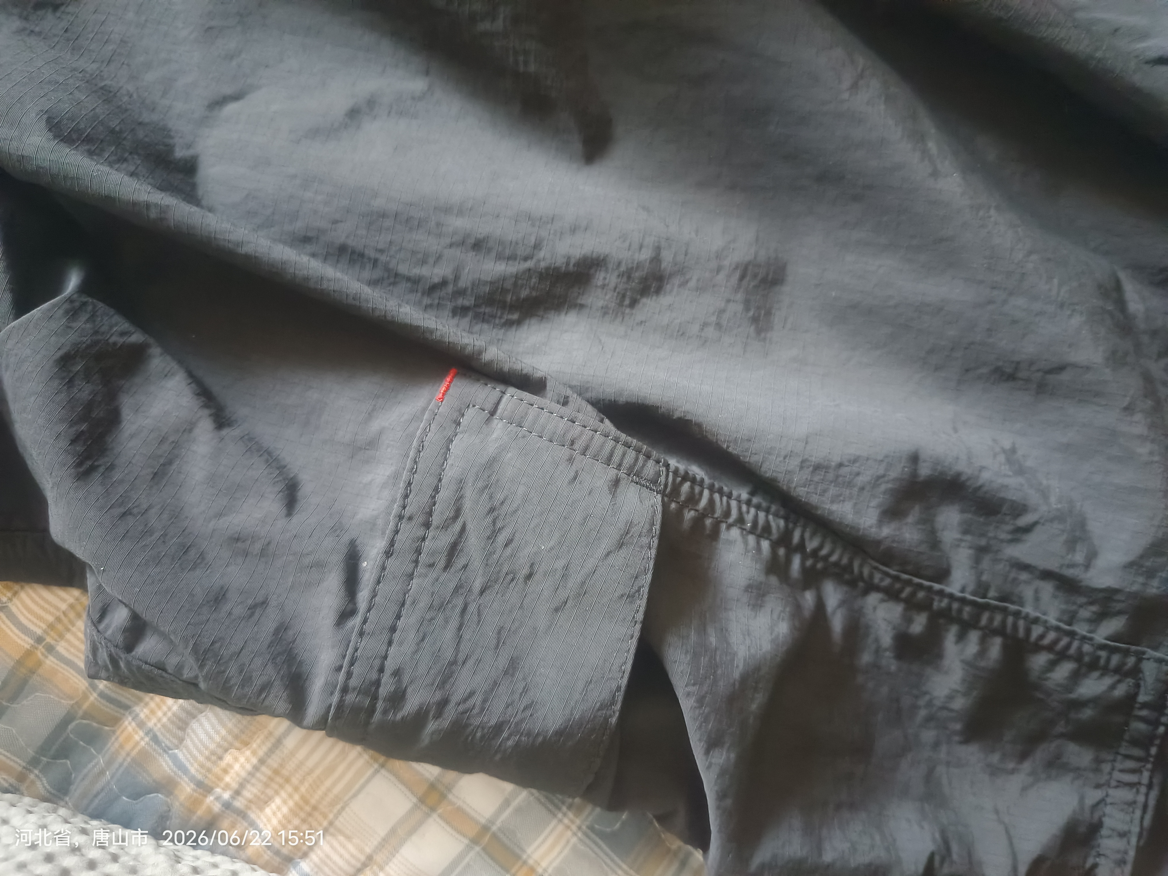 迪卡侬（DECATHLON）速干裤男女户外长裤徒步裤子快干登山透气弹力 TREK100 黑灰色-男款 【亚洲版型 裆部加深】 38 实拍图