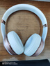 GESONGZHE 适用Beats Solo3耳罩  Solo2Wireless蓝牙耳机套保护套 蛋白皮 白色 solo2/3 蓝牙版 实拍图
