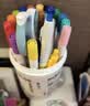 美乐童年妙握巨可洗双头水彩笔儿童可水洗无毒不脏手幼儿园小学生专用画画36色涂鸦绘画彩笔套装软头画笔 实拍图