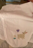 全棉时代婴儿隔汗巾纱布吸汗儿童开学幼儿园宝宝纯棉垫背小猫小鹿小鸟3条 实拍图