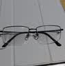 依视路（ESSILOR） 钻晶系列高清耐磨防蓝光近视薄镜片配度数眼镜架男女镜框 钛+金属-全框-4023BK-黑色 镜框+依视路膜岩高清1.60现片 实拍图