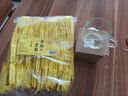 茗愿玻璃花茶杯办公水杯耐高温防炸裂家用喝水透明带把手圆滑玻璃杯 【玻璃杯】400ml 实拍图