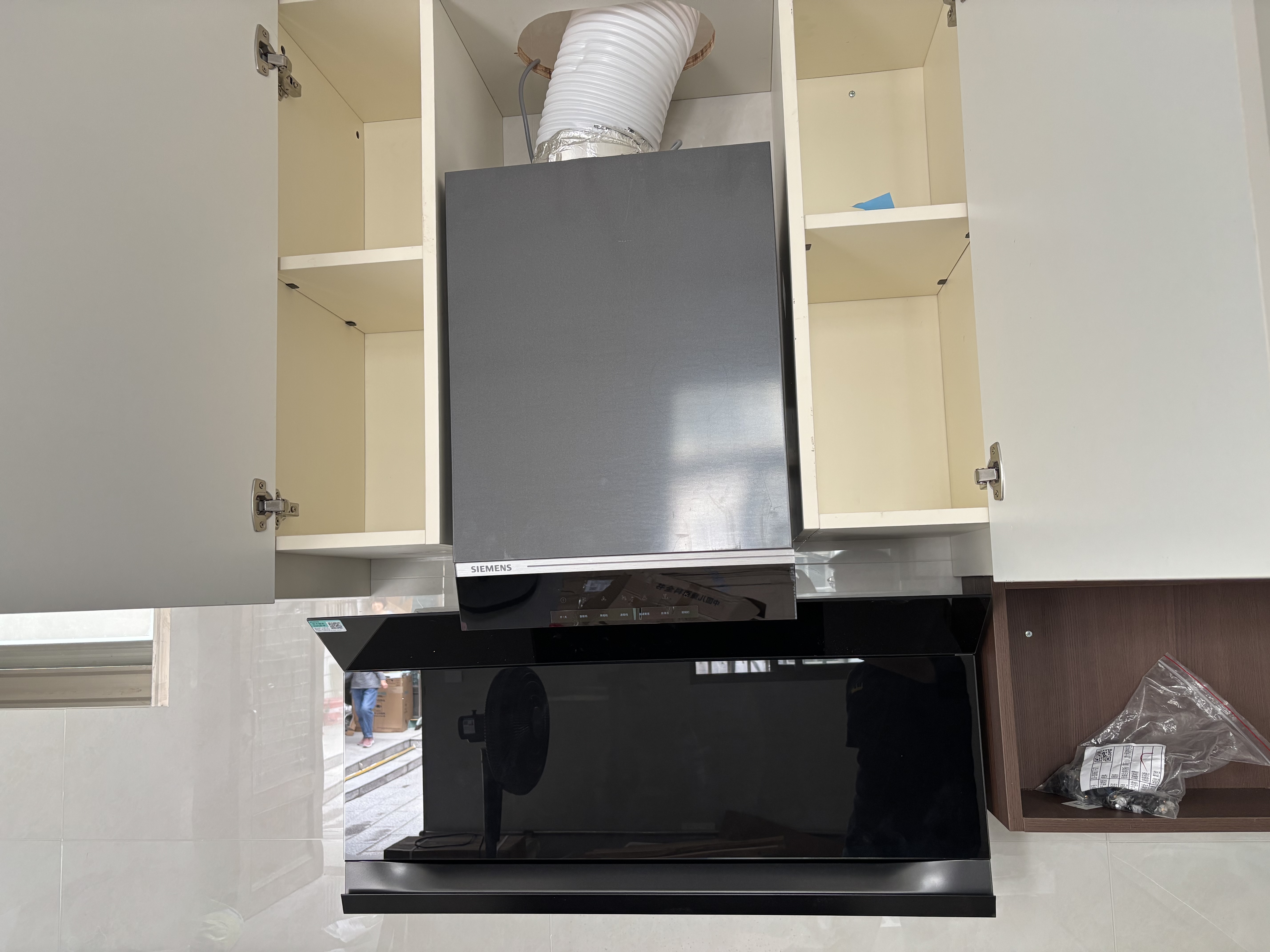 西门子（SIEMENS）【旗舰套装】X7 2.0+Y3Plus烟灶套装26风量大吸力家用吸抽排油烟机LS68F+ER72B 实拍图