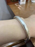 白棠花足银999.9描金古法纯银手镯新中式国风闭口镯子送女友礼物 58圈口约29克 实拍图