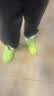 卡尔美（KELME）儿童足球鞋TF碎钉魔术贴免系带防滑耐磨球鞋 果绿  33  实拍图
