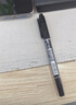 晨光（M&G）粗细小双头物流记号笔0.5/1.2mm办公会议签字笔标记黑色油性笔马克笔 儿童学生勾线笔12支/盒 实拍图
