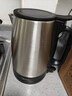 美的（Midea）电热水壶烧水壶养生大功率304食品级不锈钢1800W快烧自动断电泡茶1.7L容量MK-SH17X103【价保618】 实拍图
