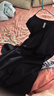 森马（Semir）连衣裙女夏季U领纯色褶皱短袖短裙2026简约风设计感109326114005 实拍图