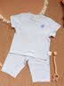 贝肽斯胎脂皮儿童家居服2026新款夏季a类亲子家居服套装小孩衣服 实拍图