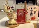 赟娅创意招财猫玄关钥匙收纳摆件客厅发财猫装饰摆设乔迁之喜搬家礼物 招财福猫+收纳木架+平安喜乐摆台 实拍图