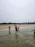神鲨玫红色儿童下水裤连体裤赶海衣服防水裤涉水服雨裤玩水玩沙赶海服 实拍图