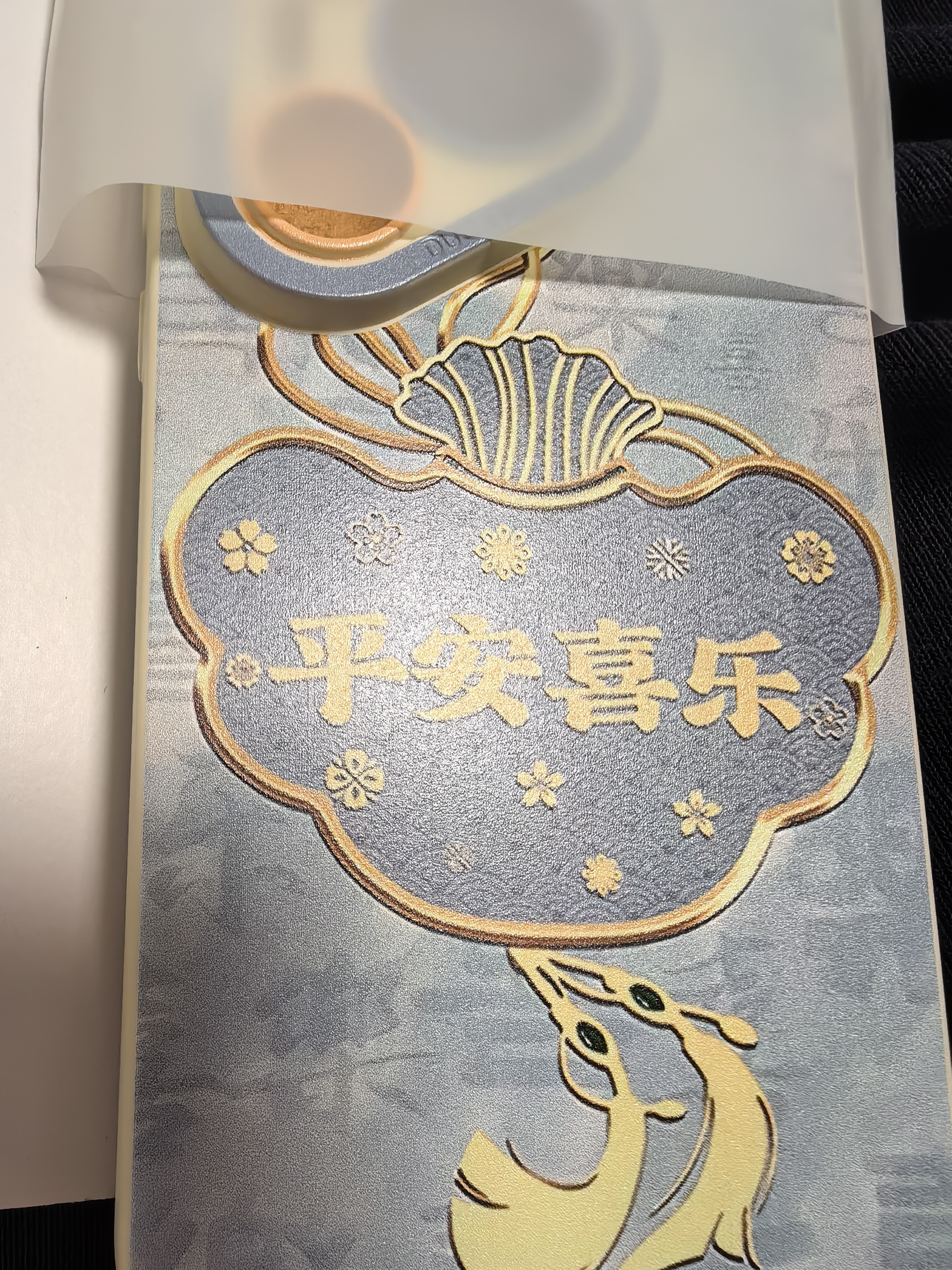 XP适用华为pura70手机壳新款镜头全包P70保护外壳防摔散热软硅胶男女生高级感带挂绳-古董白如意国风 实拍图