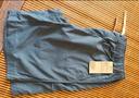 MUJI 男式 棉水洗府绸 短裤休闲短裤男款夏季纯棉全棉AED14A2S 烟熏蓝色 M 实拍图