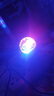 【声控LED灯】氛围灯房间装饰卧室满天星七彩音乐节奏声控感应氛围灯USB闪光灯迷你DJ气氛灯B001 USB彩色魔球灯+Type-C转接头（可直连手机） 实拍图