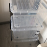 SPACEXPERT 衣物收纳箱特大号塑料整理箱车载储物箱36L透明 3个装 带轮 实拍图