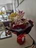 花艺湾鲜花同城配送玫瑰百合花束表白送女友老婆闺蜜生日礼物店 33朵红玫瑰9朵粉百合花束 全国同城配送 留言送花日期 实拍图