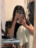优衣库麻混纺舒适长裤/加长款女装/休闲裤26春夏新款483904 50 浅绿色 XS 实拍图