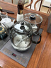 奥克斯（AUX）自动上水烧水壶 电热水壶 茶具消毒茶台茶桌茶几泡茶专用一体恒温电茶炉316L不锈钢 AAS-08AZX-211 实拍图