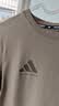 阿迪达斯（adidas）T恤男夏季运动透气轻薄宽松棉短袖 橄榄绿/绿棕 S 实拍图
