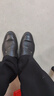 红蜻蜓男鞋新款男士爸爸一脚蹬软面皮商务休闲皮鞋男WTA42860黑色42 实拍图