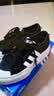 adidas NIZZA PLATFORM厚底增高运动帆布鞋女阿迪达斯三叶草 一号黑/白   35.5 实拍图