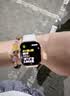 Apple/苹果 Watch S11 智能手表GPS款42毫米玫瑰金色铝金属表壳淡桃粉色运动型表带S/M MEUN4CH/B 实拍图