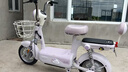 小刀2026新新国标48V20Ah铅酸电动自行车踏板简易电自通用轻便电瓶车【无需驾照】 椰椰紫/芋泥紫-蓝牙解锁 实拍图