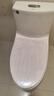 九牧王家用抽水马桶虹吸式大口径大冲力节水静音抗菌防臭坐便器座便器 B款-【5D超旋洗涮马桶】 250/300/350/400mm坑距-不包安装 实拍图