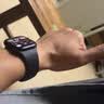 BHO【运动硅胶】适用苹果手表表带apple iwatch s12/s11表带s10/9/8/7运动硅胶SE3/2/Ultra3/4男女款 【氟橡胶】黑色-黑钉 【44/45/46/49mm表盘通用】 实拍图