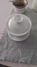 西多米盖碗茶杯羊脂玉白瓷三才盖碗泡茶功夫茶具德化茶碗新年礼物男年会 实拍图