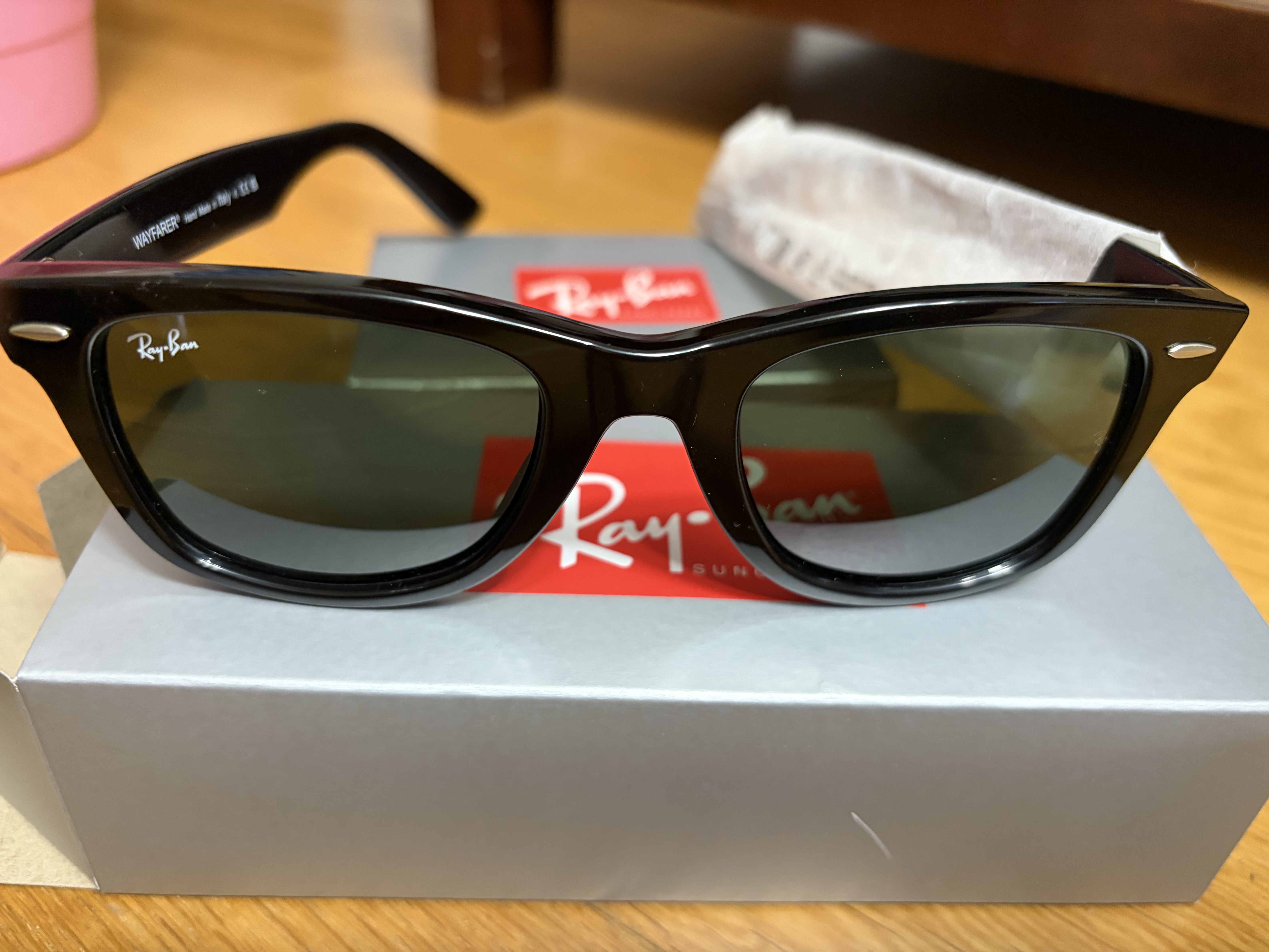 雷朋（RayBan）徒步旅行者男女款太阳镜方形镜框眼镜墨镜0RB2140F礼物 实拍图