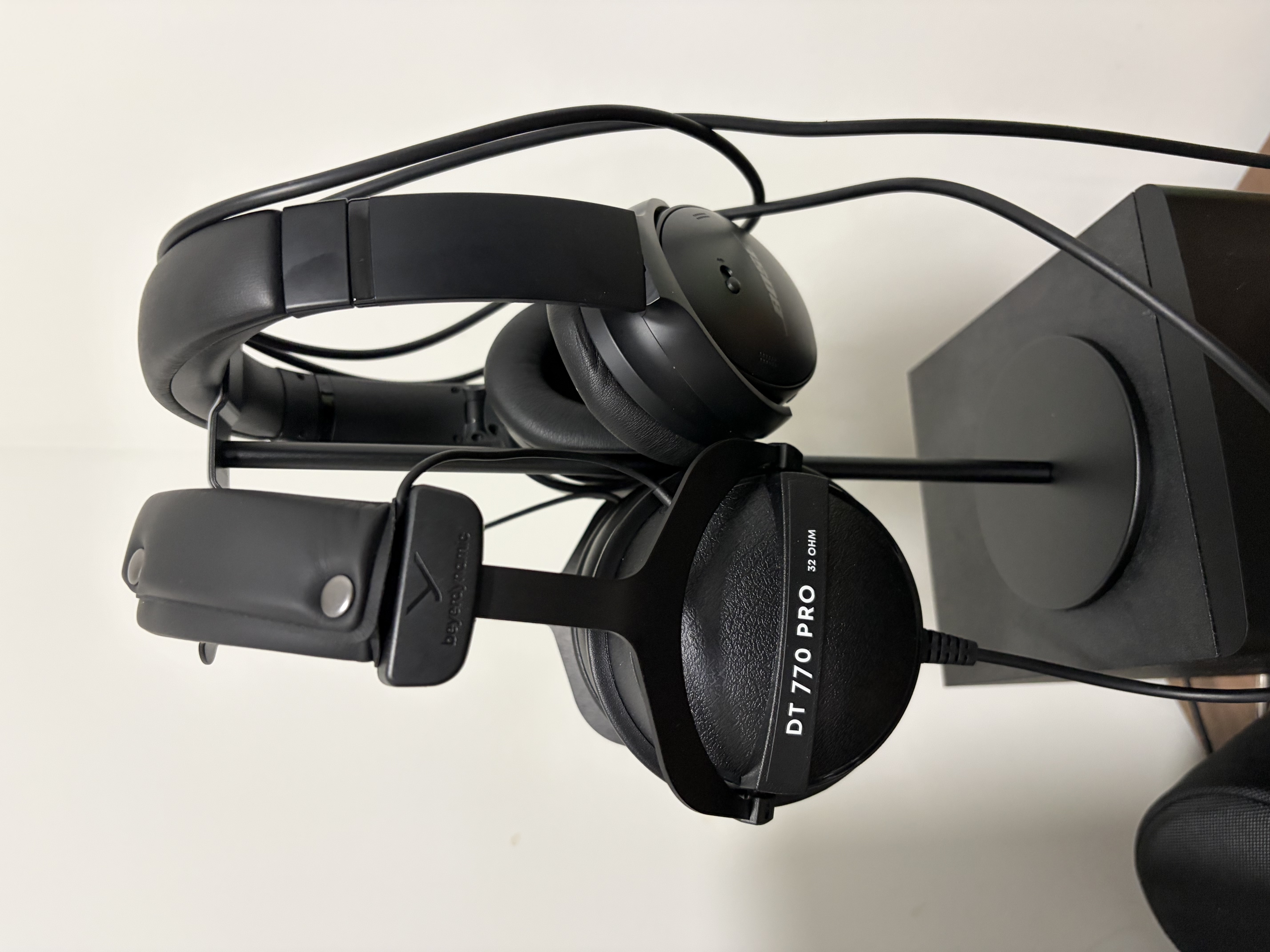 拜雅（beyerdynamic） DT770 PRO 头戴式 专业录音封闭式监听录音棚专用耳机 770pro HIFI音乐音质 高保真 高细节 32欧【皮质耳罩】1.6m直导线 实拍图