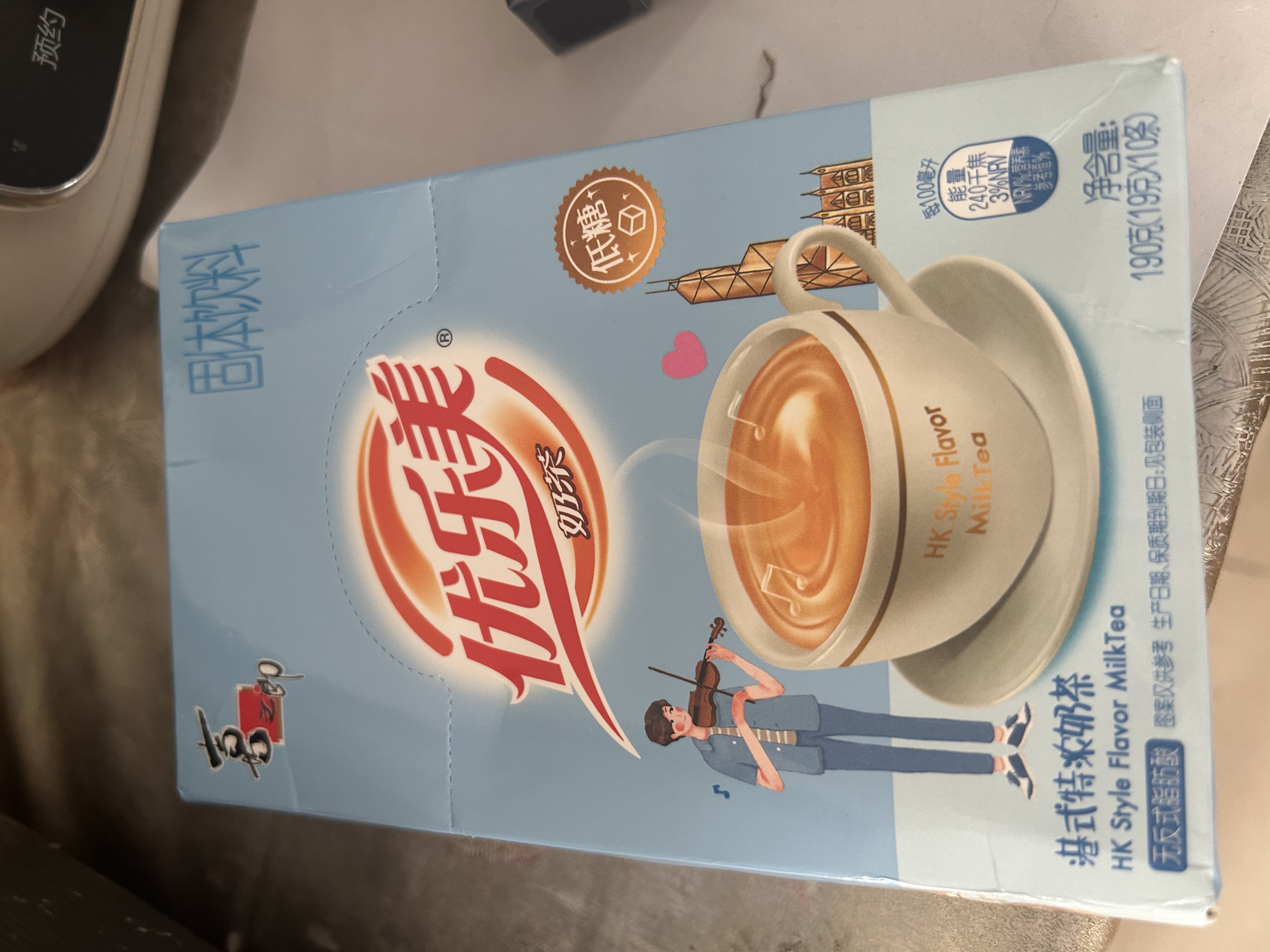 优乐美低糖奶茶19gx10条港式特浓味 奶茶粉速溶 早餐代餐下午茶冲调饮料 实拍图