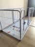 贝初众狗围栏室内宠物围栏狗笼子狗栅栏狗笼小中大型犬猫围栏狗笼折叠 120*60*60cm【适合中小型犬】 【6片】自由拼接组合围栏 加粗加密框架/无惧啃咬 实拍图